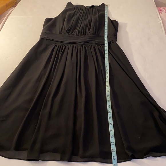 Black Friday Sale❗️ Lauren Ralph Lauren chiffon black evening dress - Picture 11 of 14